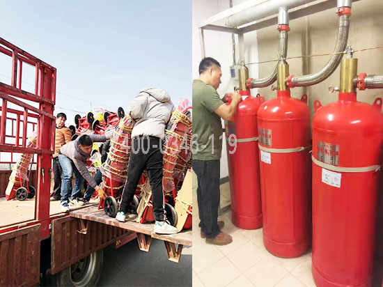 消防二氧化碳氣體滅火系統安裝使用
