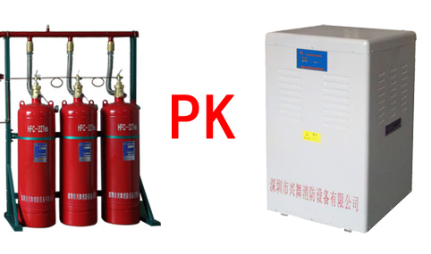 七氟丙烷與氣溶膠