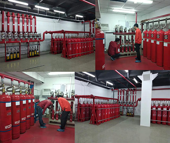 管網式七氟丙烷氣體滅火系統(tǒng)安裝維修