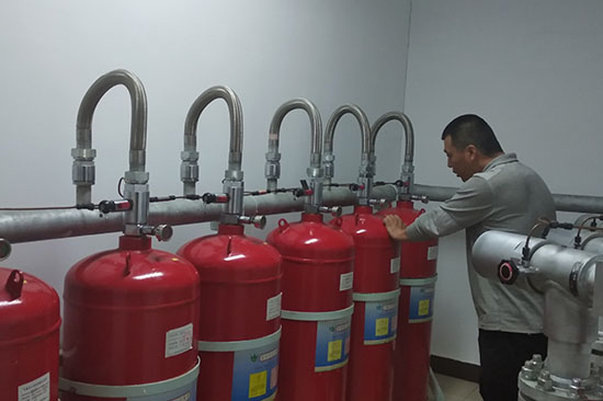 柜式七氟丙烷氣體滅火系統鋼瓶對場所的環境溫度有什么要求