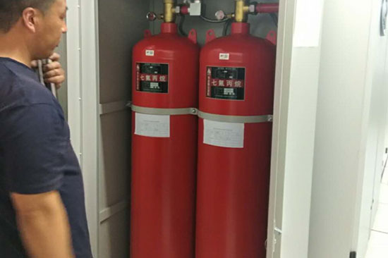 柜式七氟丙烷氣體滅火裝置安裝調試