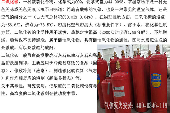 發電廠氣體滅火